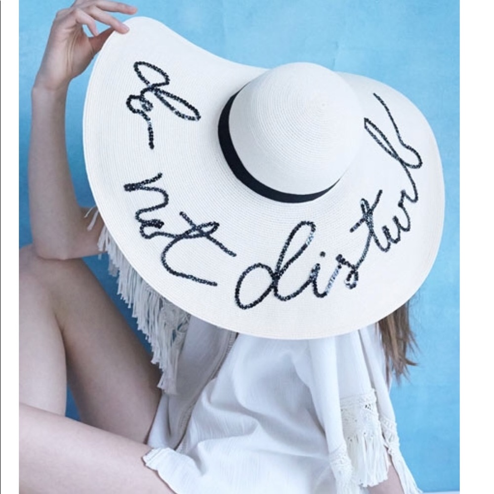 Eugenia Kim Do Not Disturb oversized sun hat